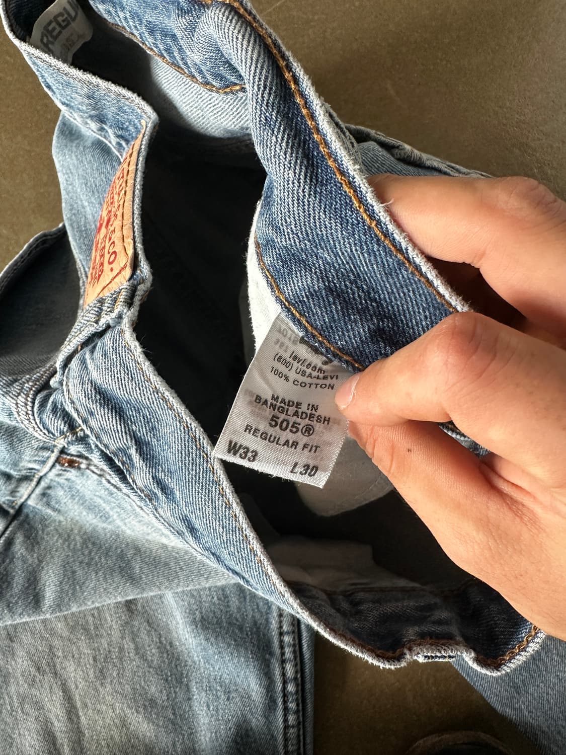 Levis 505 Regularfit denim pants 32 상품이미지7