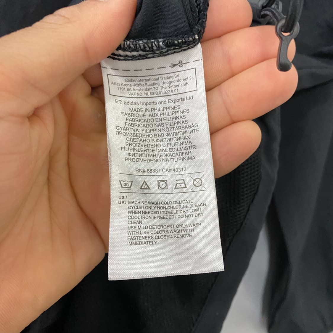 아디다스오리지날 로고 바람막이(M) 상품이미지4