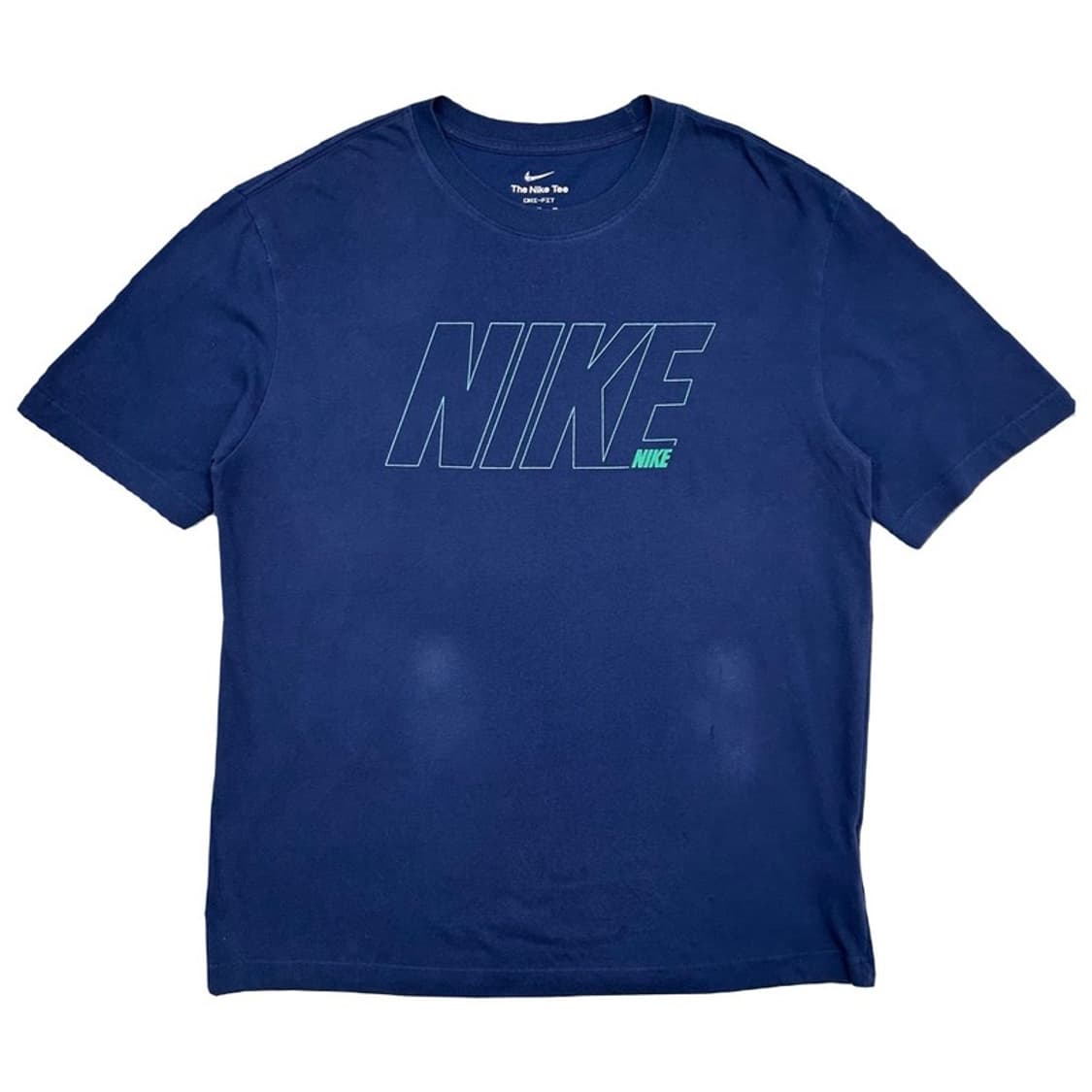 NIKE 드라이핏 크래픽 반팔티 네이비 XL 상품이미지1