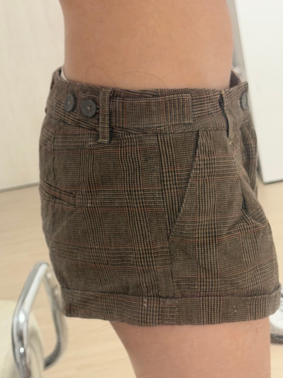 브랜디멜빌 체크 반바지  상품이미지2