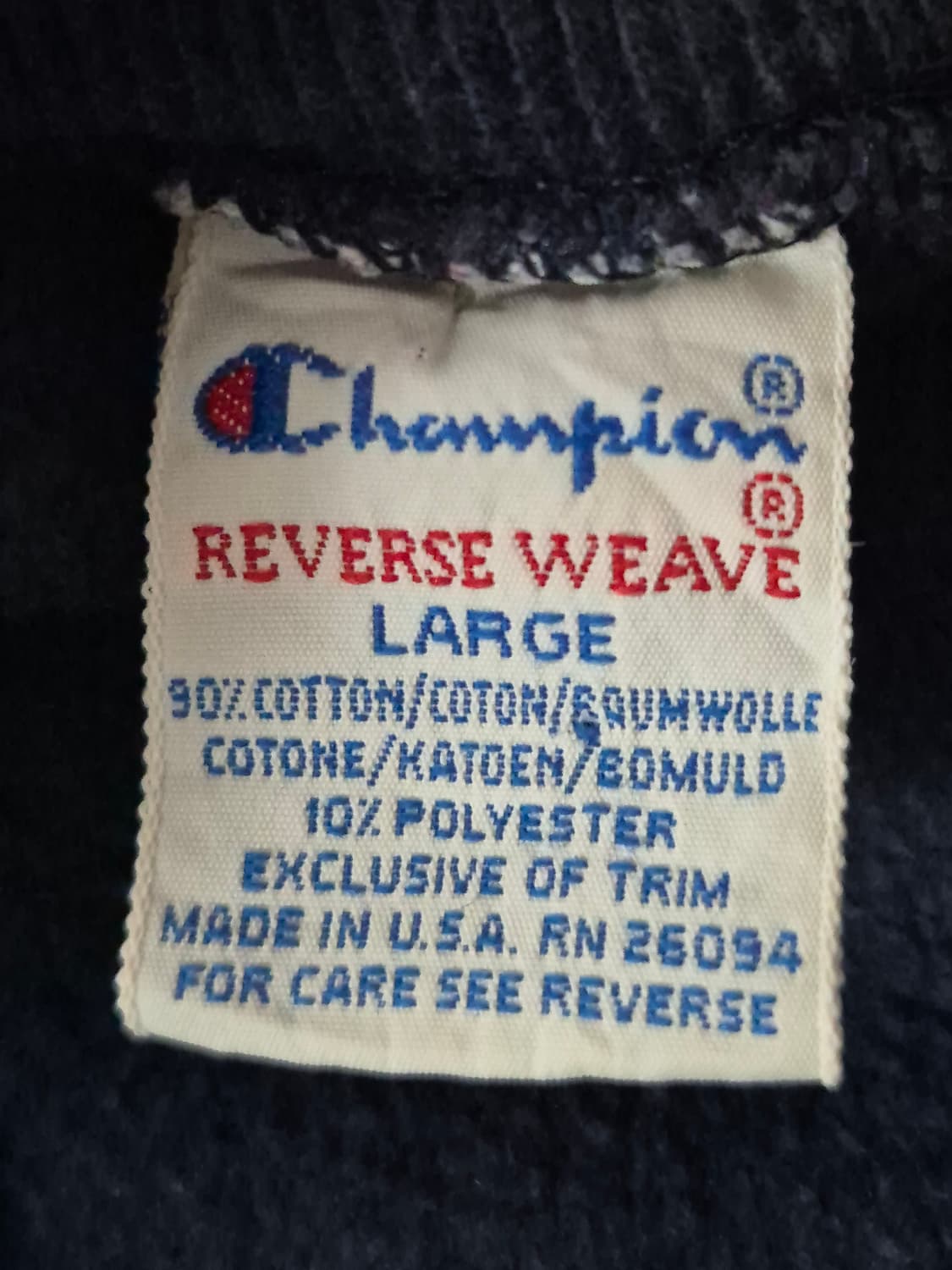 [L]90s US Made 챔피온 리버스위브 -132 상품이미지3