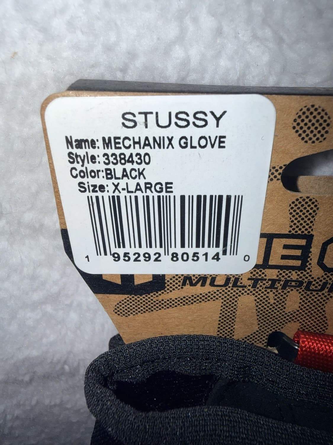 스투시 메카닉스 글러브 블랙 상품이미지3