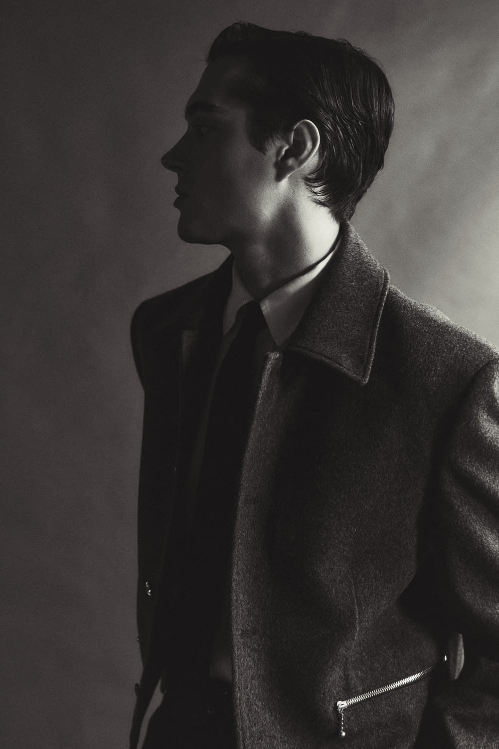 알포/ 캐시미어 - CROP JACKET(그레이) 상품이미지2