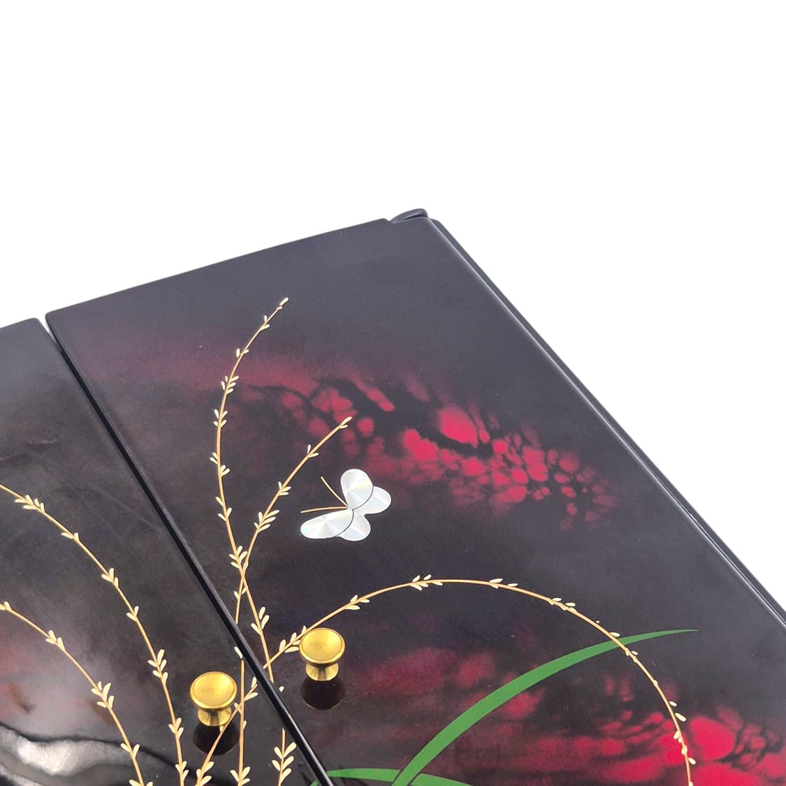 80s 일본 레트로 나비 서랍 보석함 상품이미지3