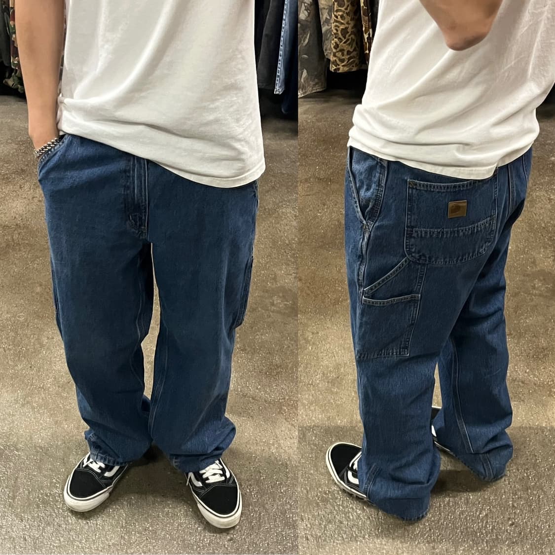 Carhartt 데님 카펜터 팬츠 (34“) 상품이미지6