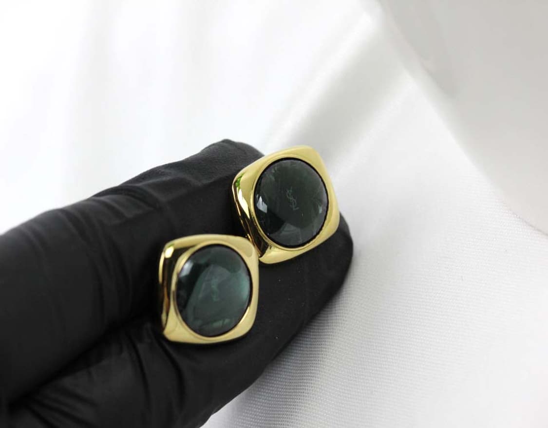 입생로랑 A등급 남자 명품 커프스 빈티지 상품이미지4