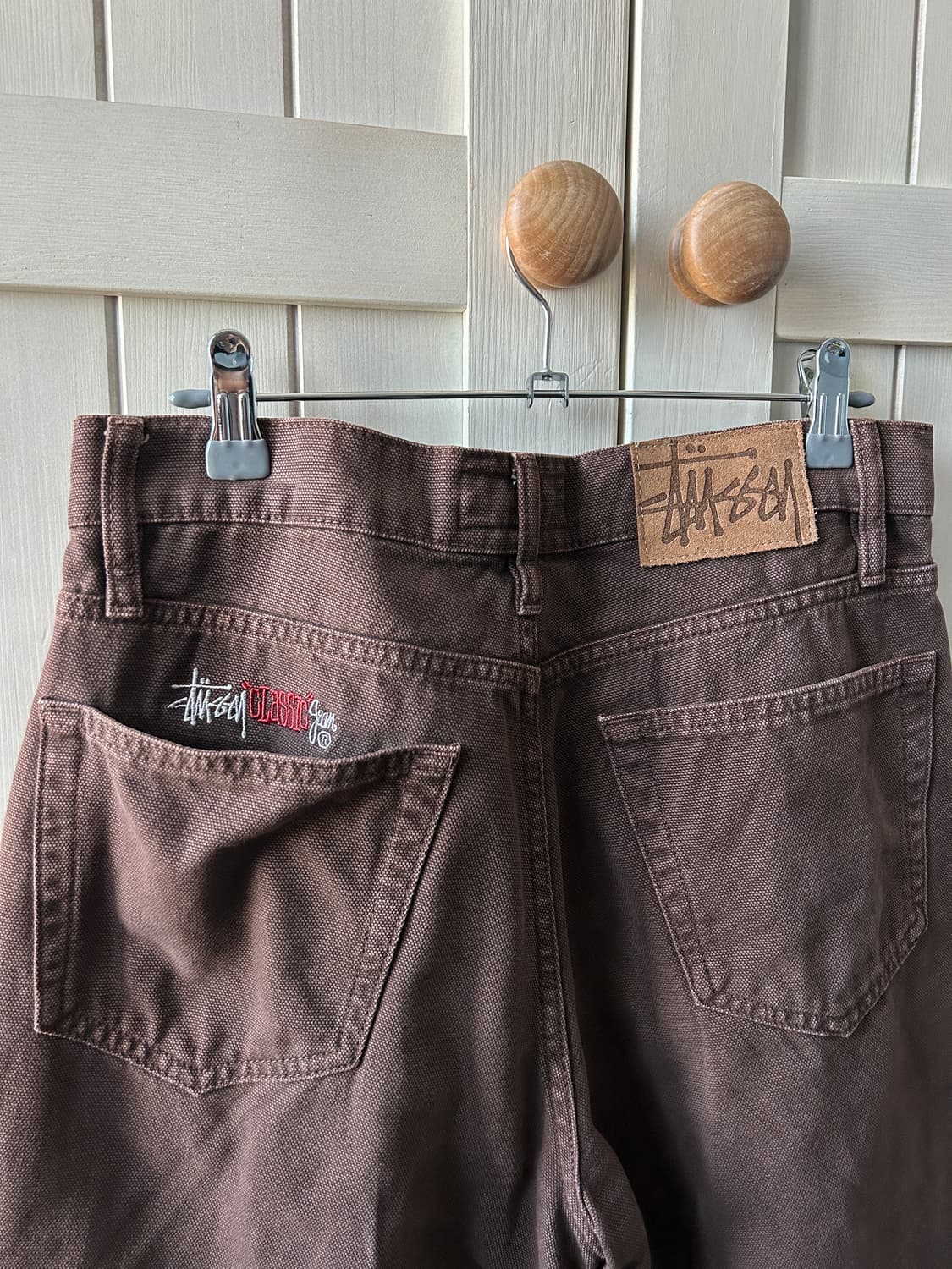 스투시 클래식 진 캔버스 브라운 30 사이즈 상품이미지4