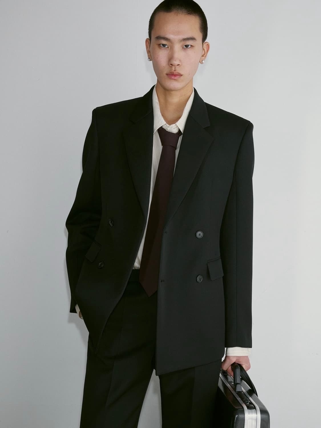 [L] 렉토 듄 아워글래스 실루엣 테일러드 블레이저 자켓 상품이미지8