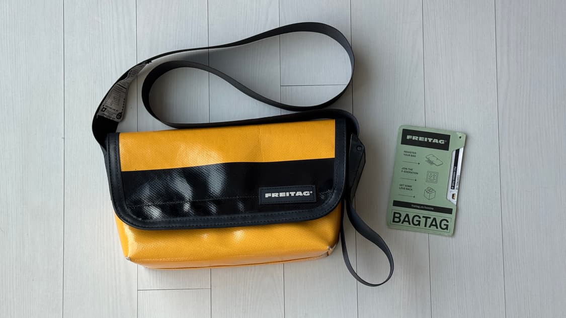 프라이탁 F41 하와이파이브오 옐로우 블랙 전사 참기름타프 상품이미지1