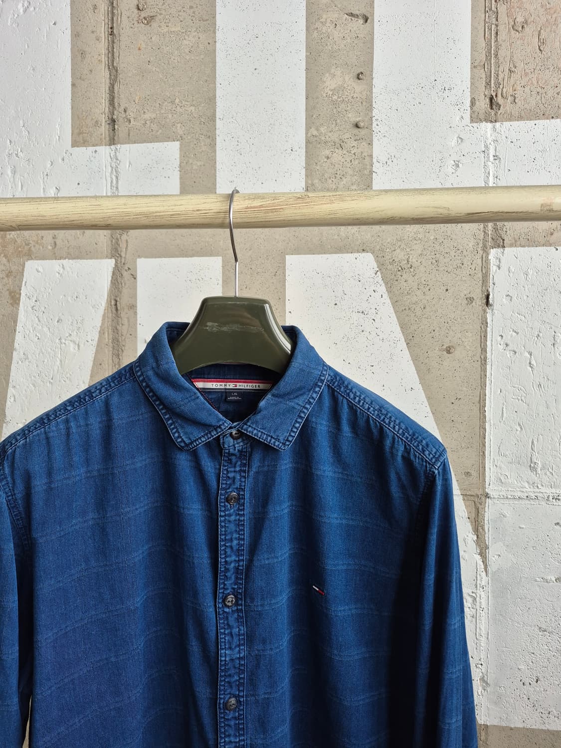 남성100)타미힐피거 얇은데님 셔츠 남방 상품이미지2