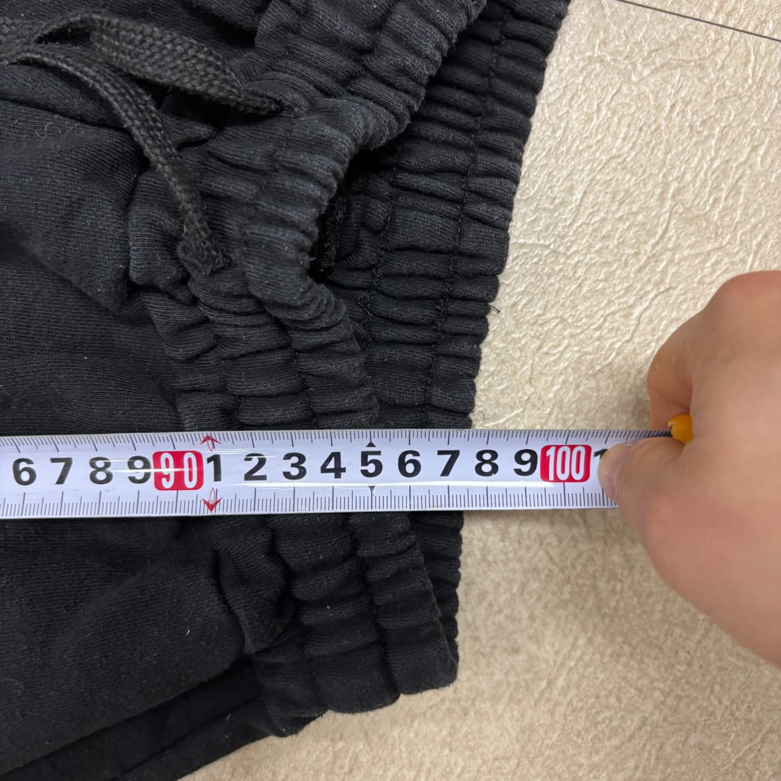 우알롱 조거 스몰로고 블랙 팬츠 상품이미지4