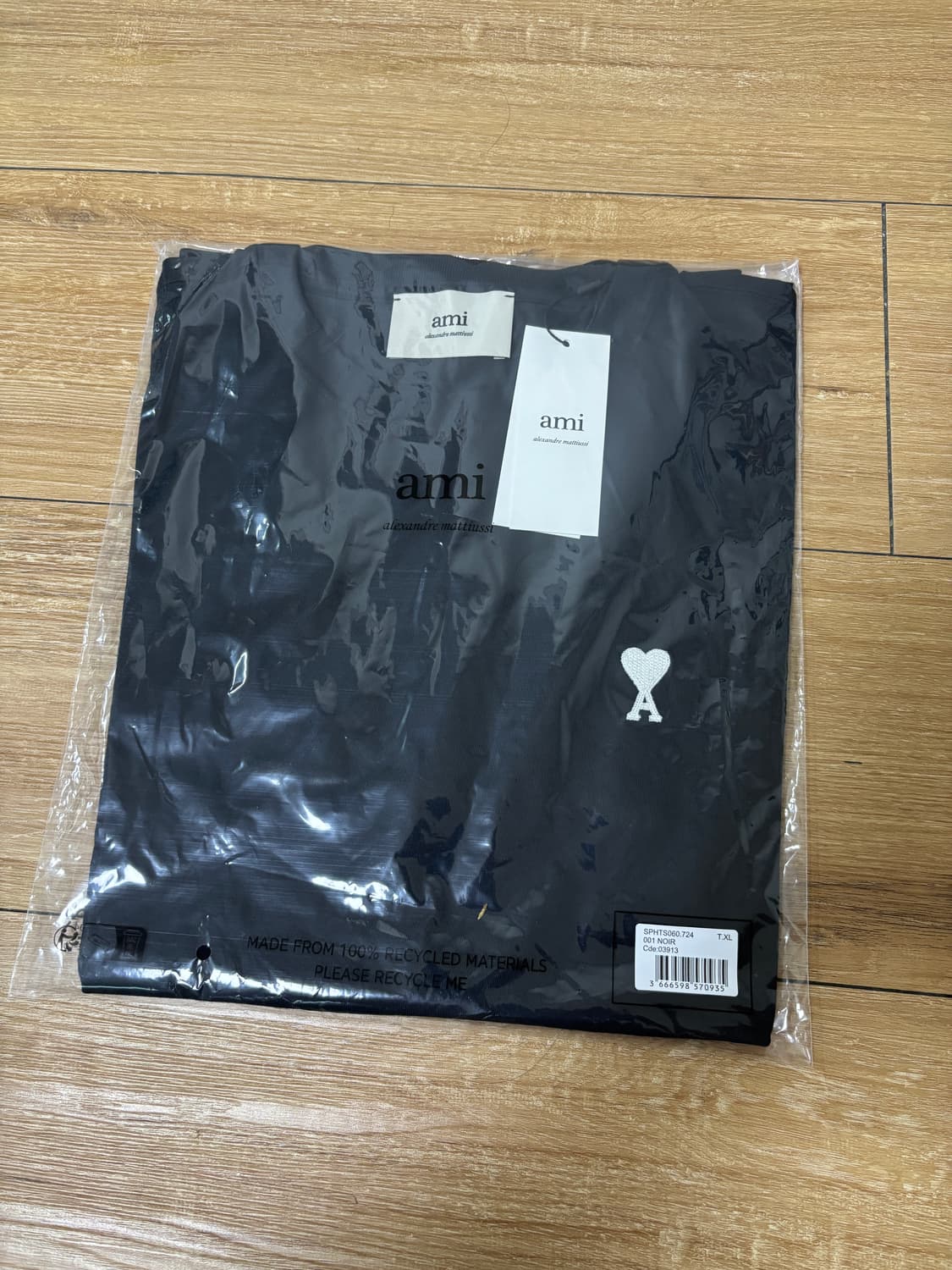 미개봉 정품 아미 로고티셔츠 xl 105 상품이미지5
