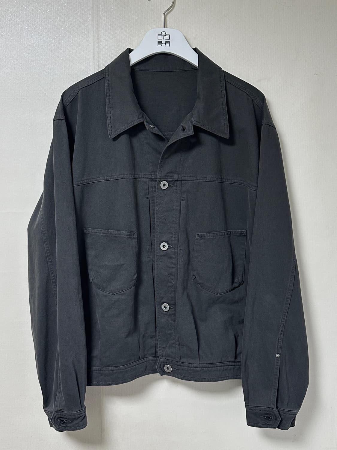 3) 폴리테루 유즈드 트러커 그린차콜 상품이미지1