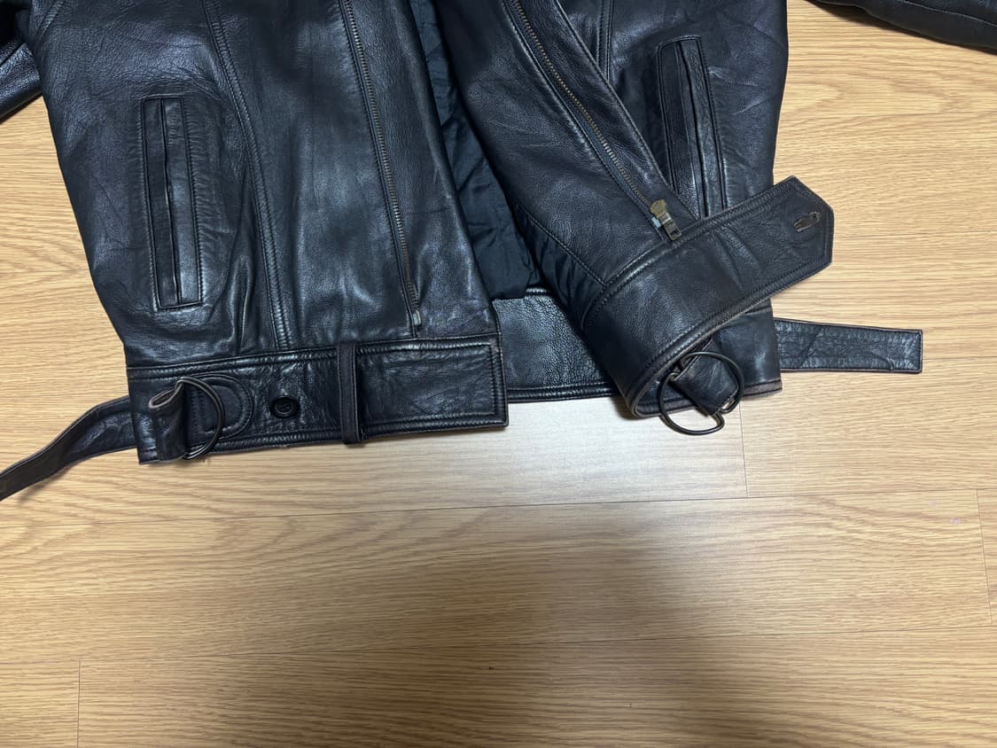 착샷O) 90's 소가죽 레더 자켓 Leather Jacket 상품이미지4