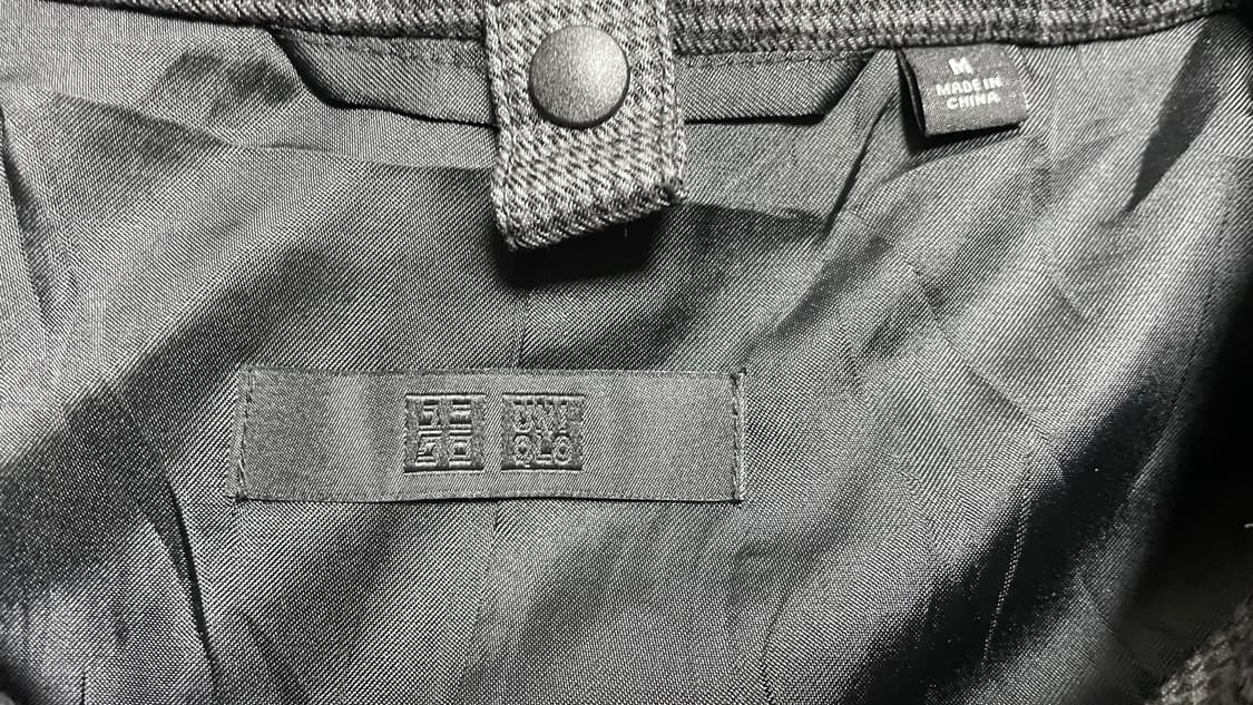 JPN 일본 빈티지 유니클로 UNIQLO 체크 패턴 y2k 바람막이 자켓 상품이미지6