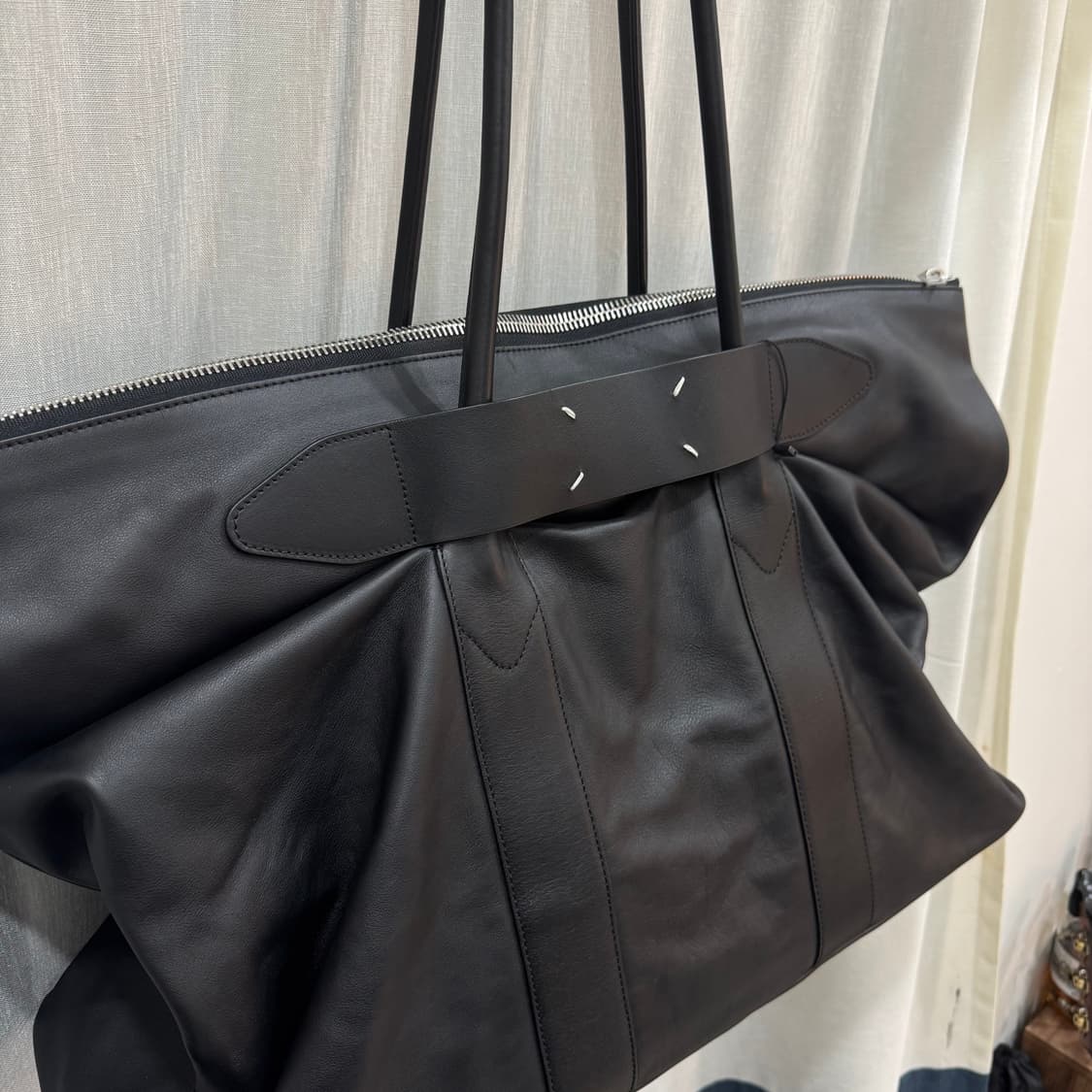 OS) 메종 마르지엘라 레더 세일러 쇼퍼백 토트백 라지 상품이미지2