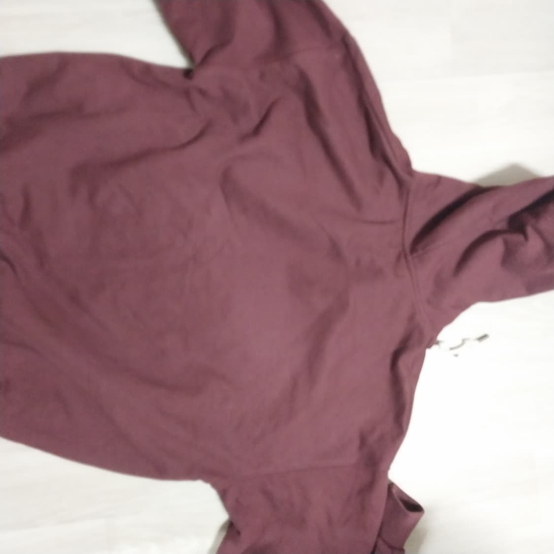 스페이스 헤비코튼 후드 버건디 KMHD6723 상품이미지2