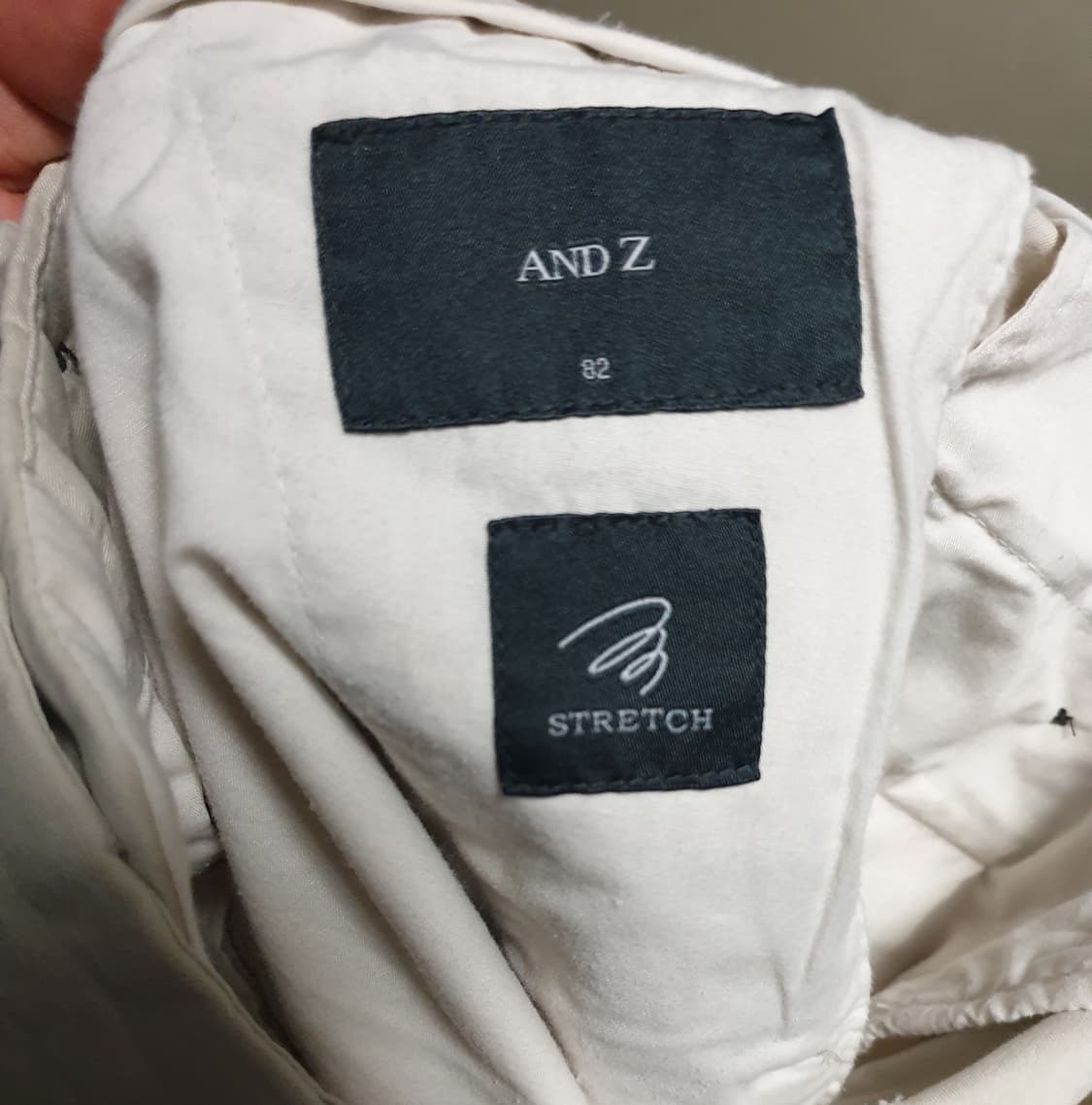 ANDZ 지오지아 스판 스트레치 밴딩 치노팬츠 아이보리 (32) 상품이미지4