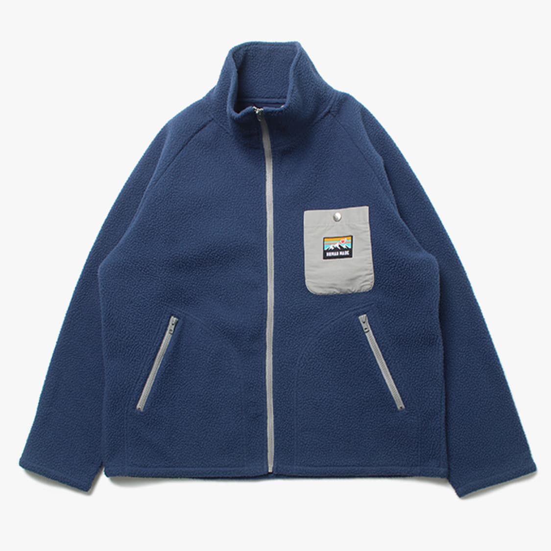  HUMAN MADE "Blue Fleece Jacket" 상품이미지1