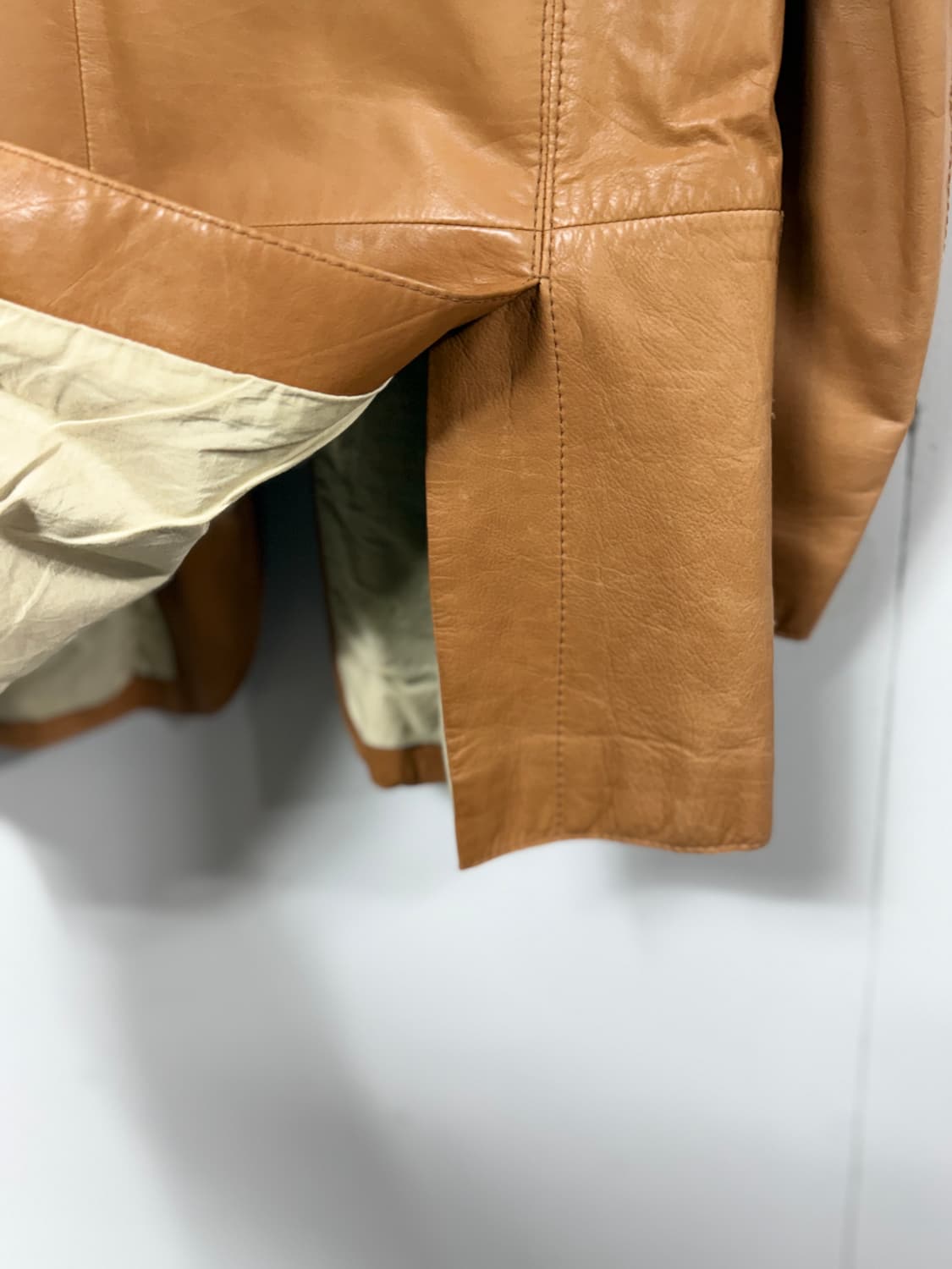 90s 휴고보스 레더 블레이저 상품이미지5