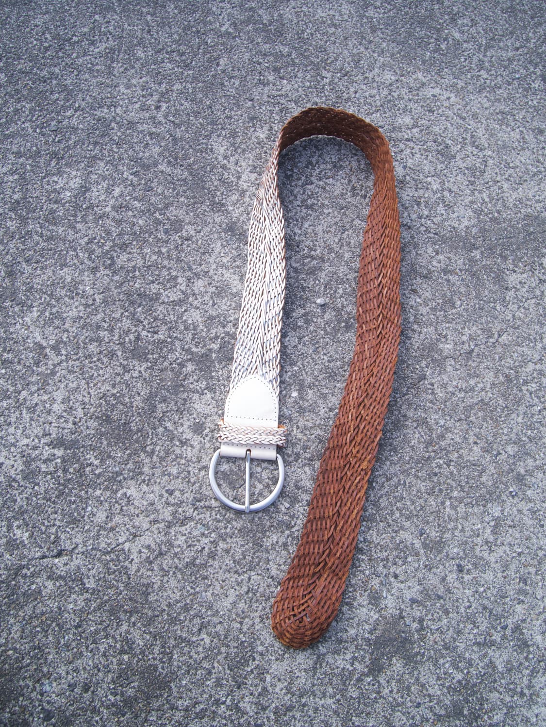[UNTITLED] twist silver leather belt 상품이미지6