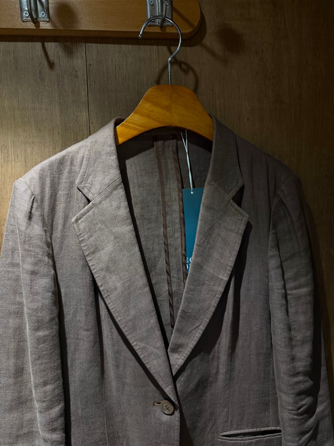 90‘s Burberry 버버리 Linen jacket  상품이미지4