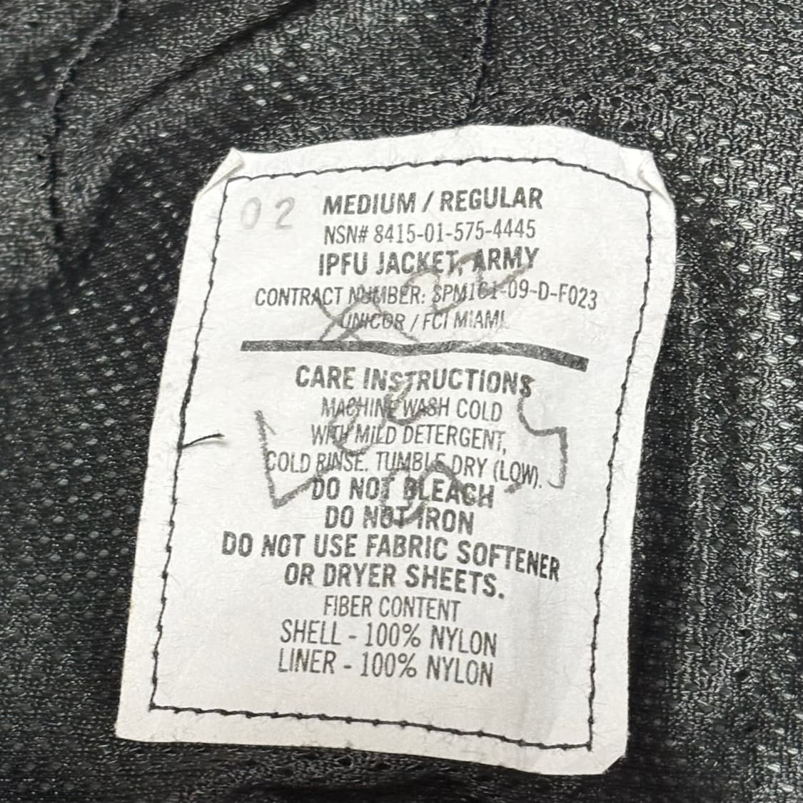 M IPFU US ARMY 스카치 바람막이 상품이미지4