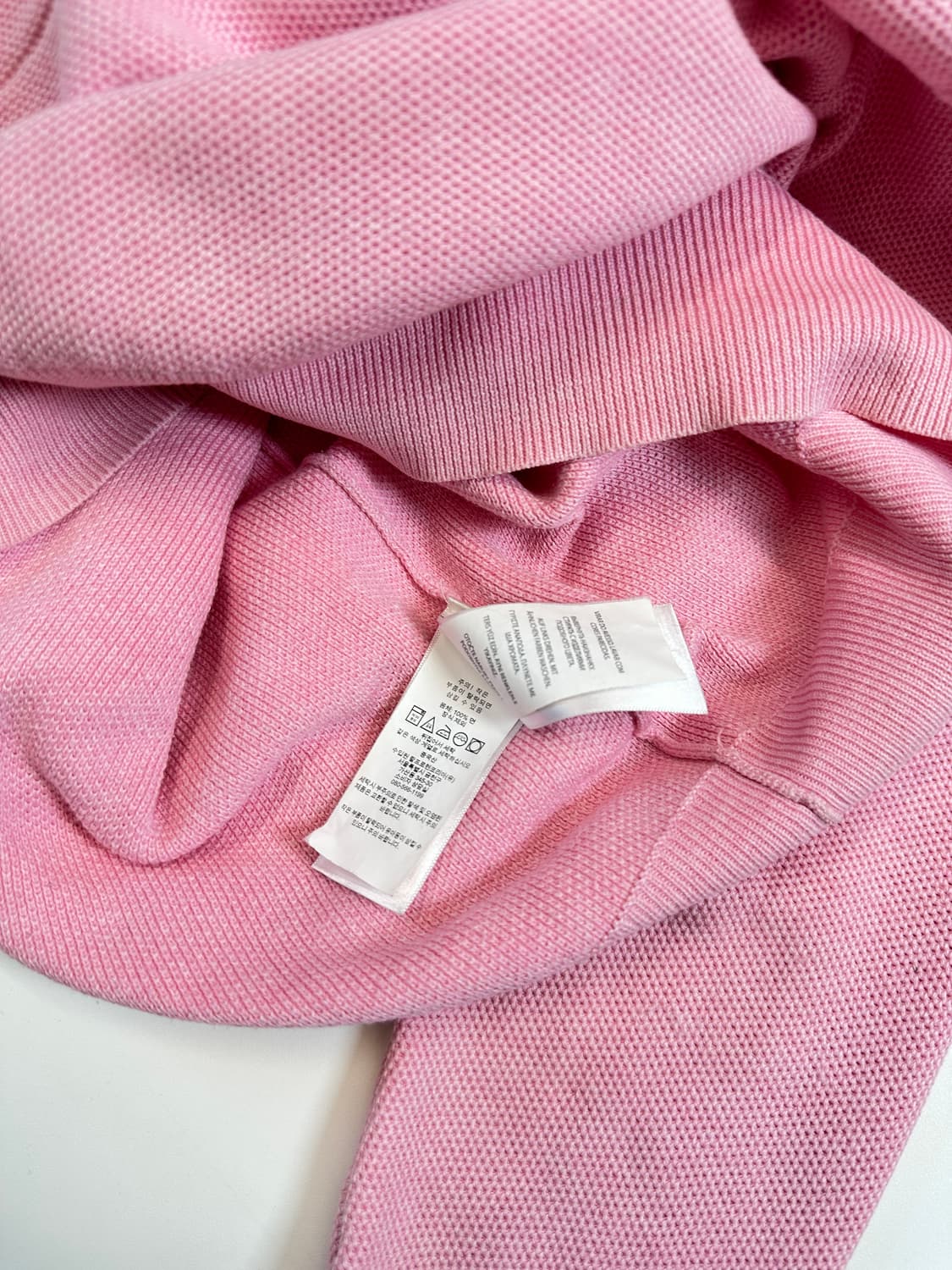 공용)폴로 피마코튼 와플 니트 s 상품이미지4