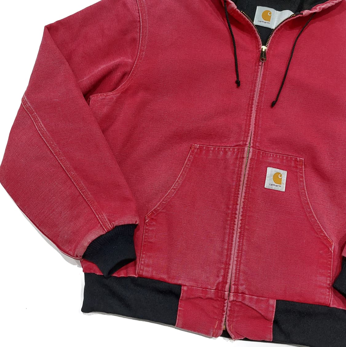 칼하트 액티브 자켓 90s j100 레드 L (100~105) 상품이미지4