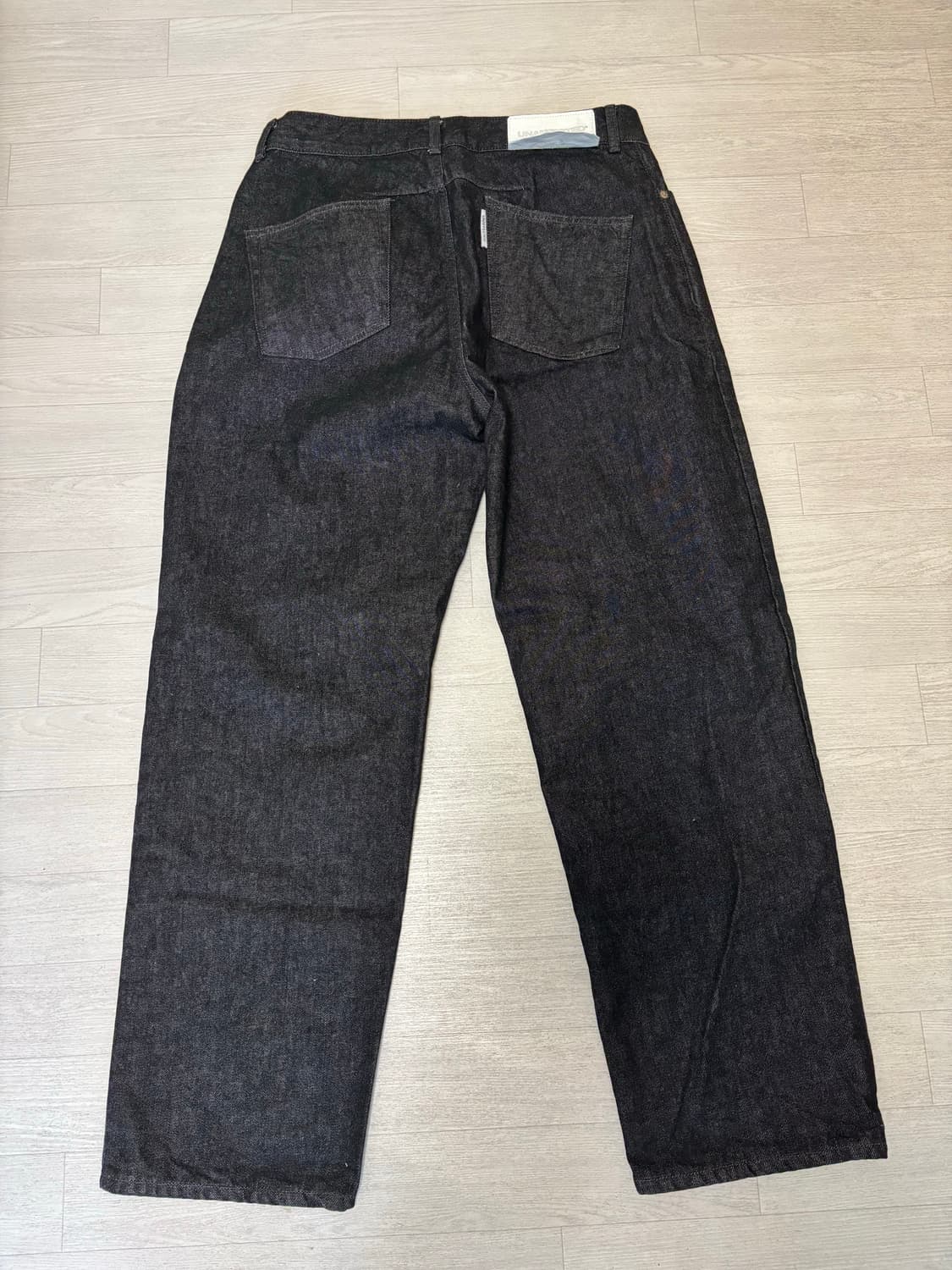 언어팩티드 데님 블랙 상품이미지2