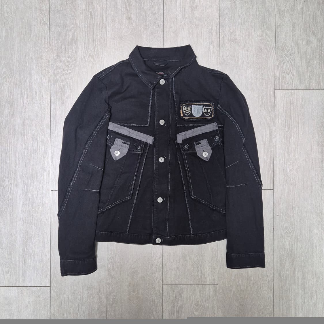 90s MARITHE FRANCOIS GIRBAUD 코튼 자켓 (M) 상품이미지1