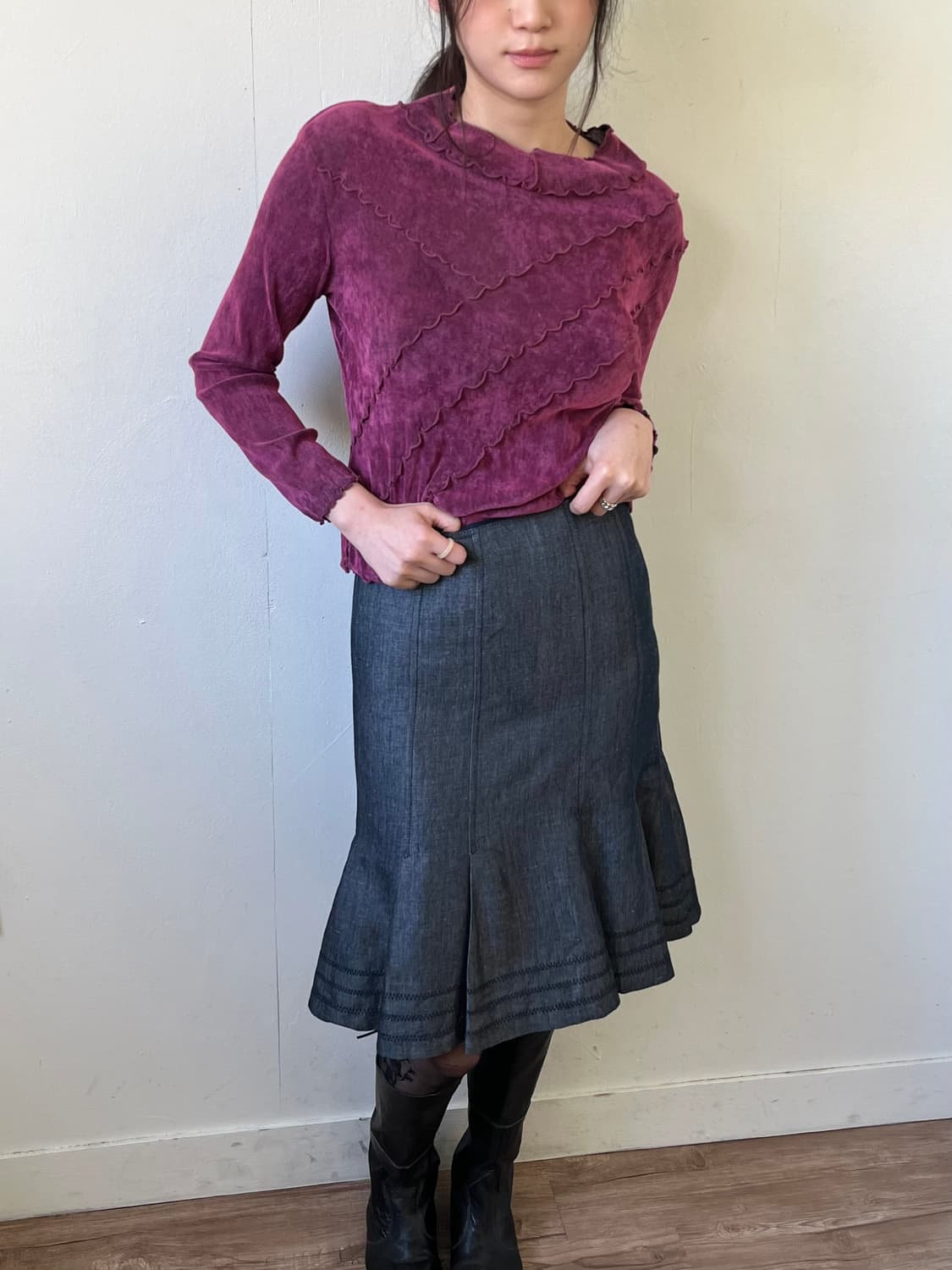 CHADORIAN 멀티 패턴 터틀넥 상품이미지7