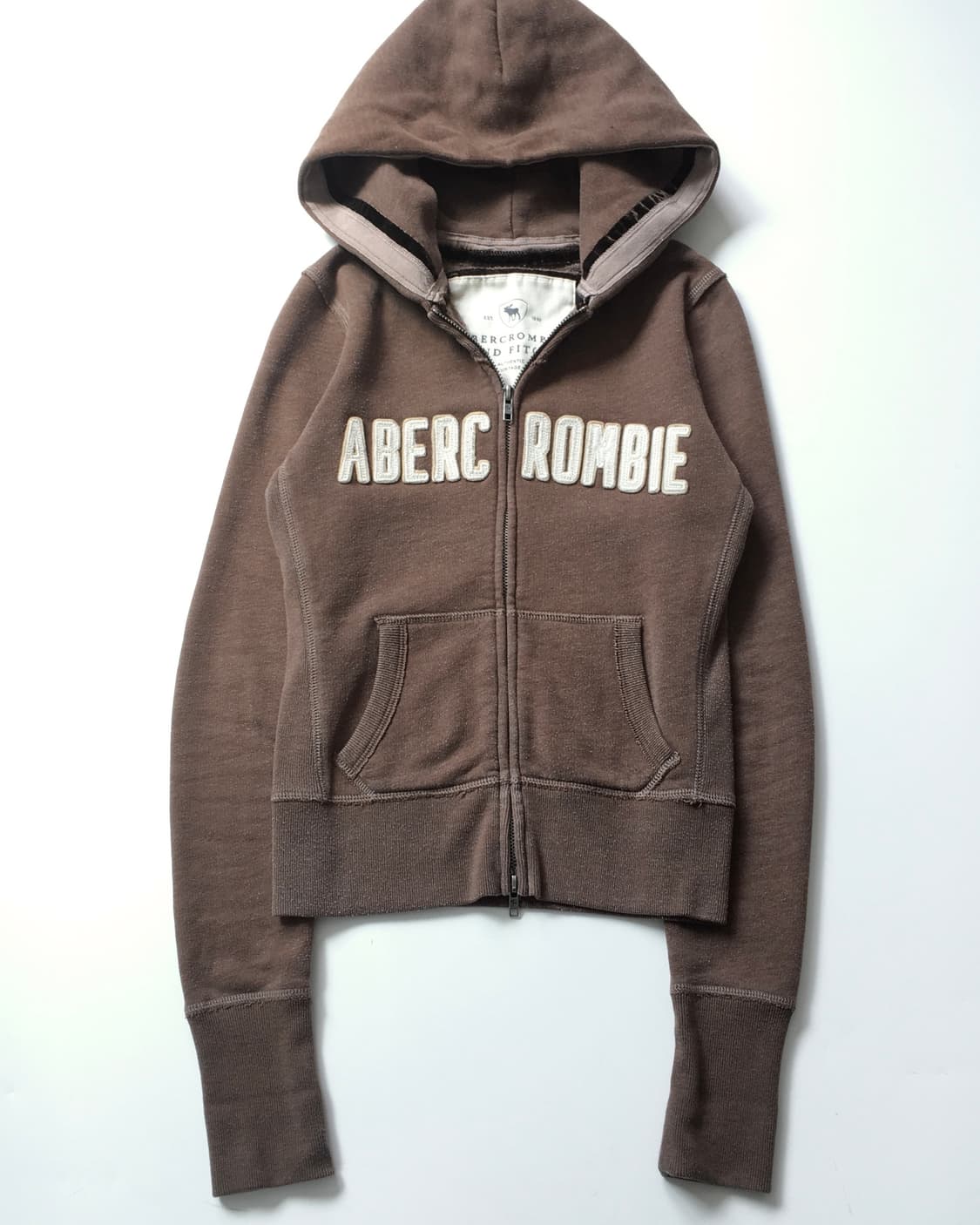 Abercrombie 아베크롬비 브라운 후드집업 상품이미지4