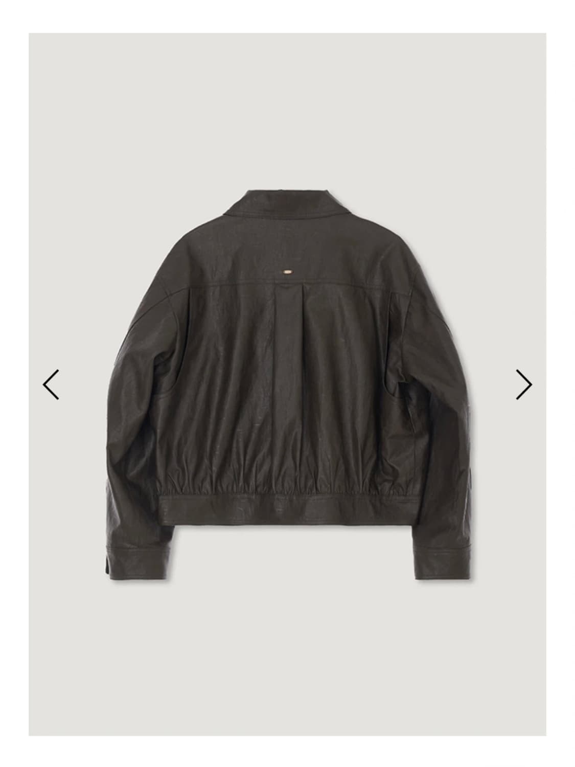 망고매니플리즈 VICTO 레더 자켓 블랙 상품이미지3