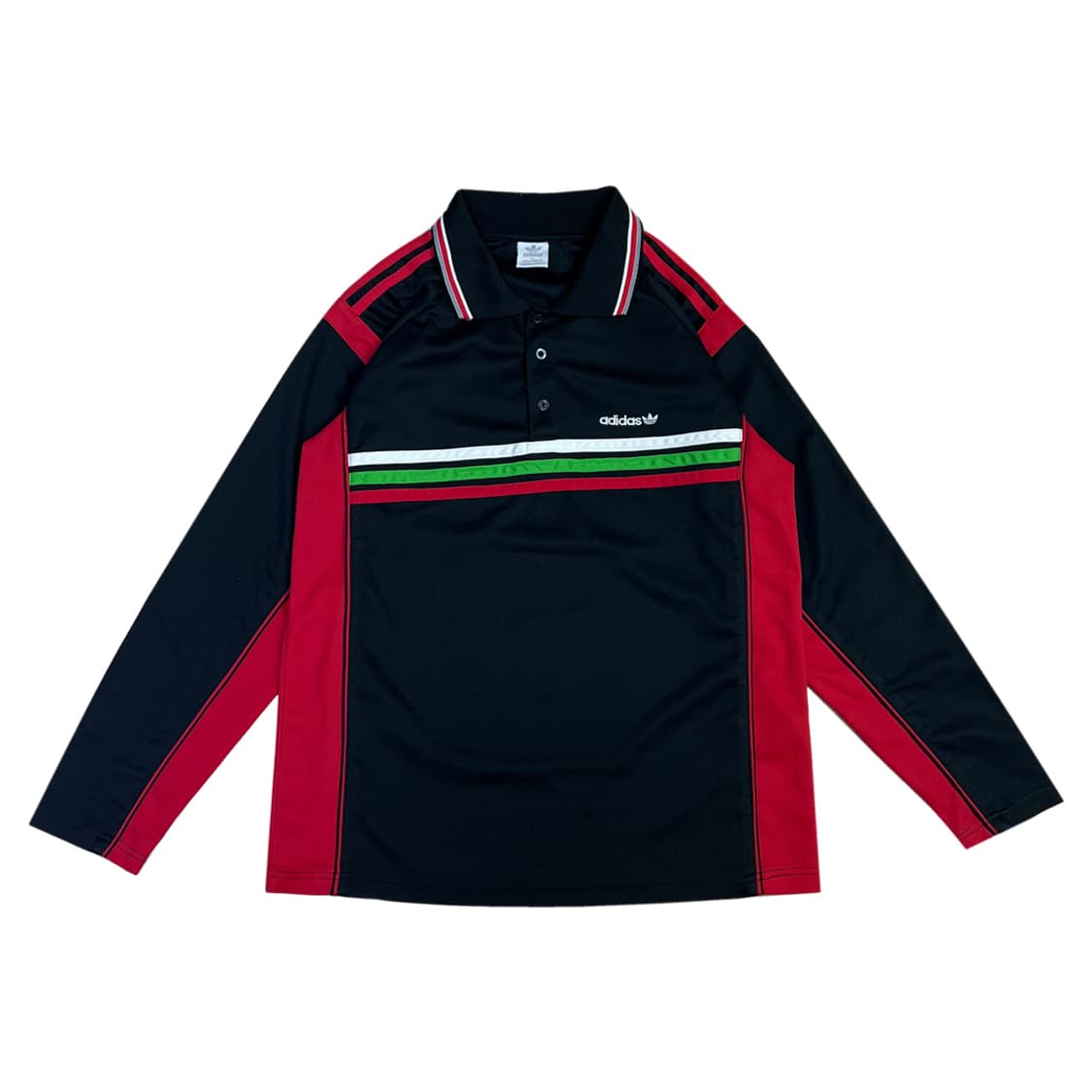 아디다스 배색 긴팔 카라티 XL 상품이미지1