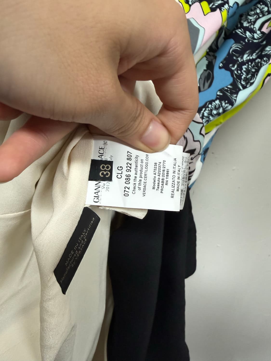 베르사체 16ss 슬리브리스 원피스 상품이미지6