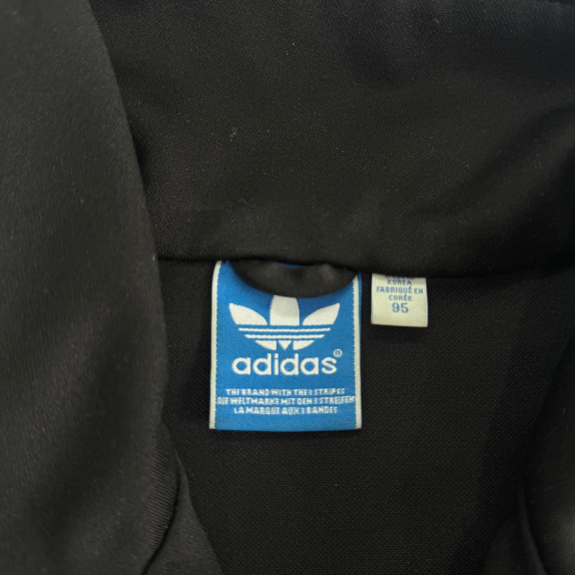 adidas 아디다스 파이어로고 블랙 트랙탑 져지 상품이미지5