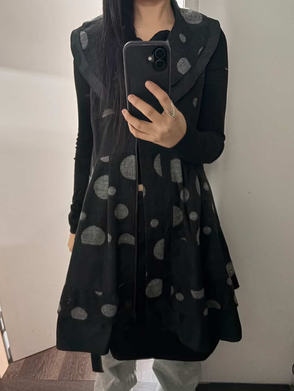 부산 빈티지샵 도트 원피스 상품이미지2