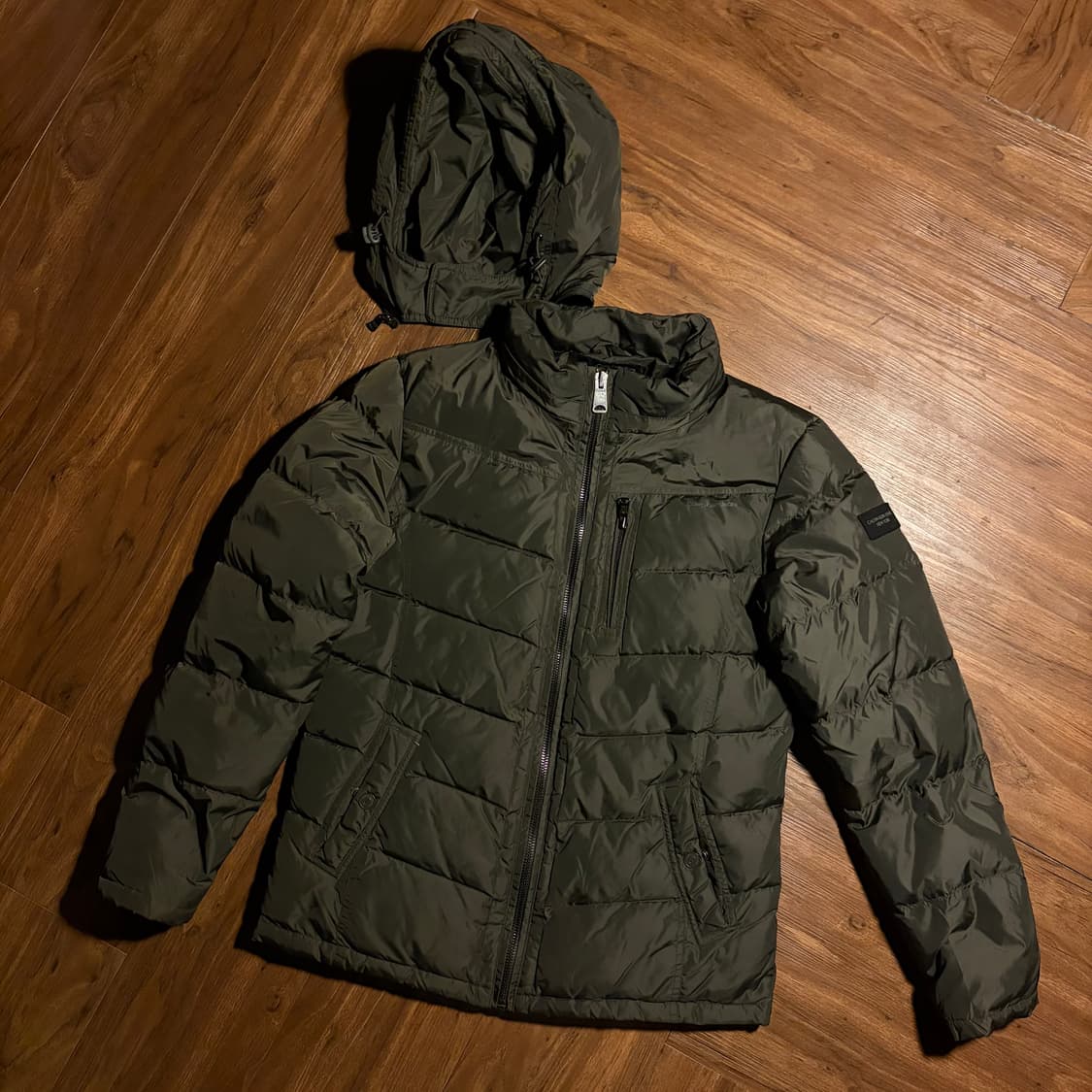 CALVIN KLEIN JEANS OLIVE PADDED JACKET 상품이미지4