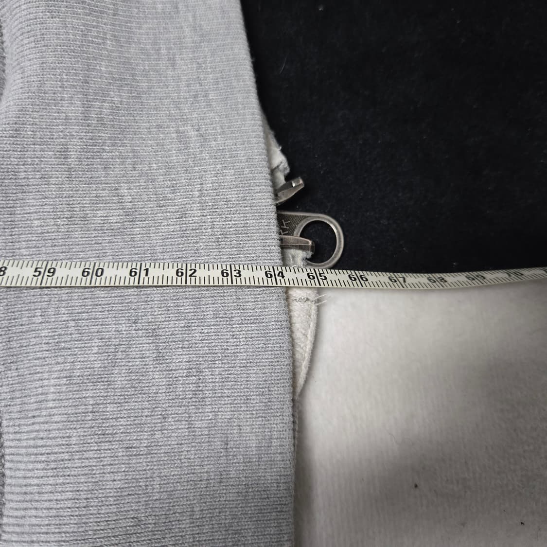 L 폴로랄프로렌 써멀 헤비코튼 투웨이 집업 후드 그레이 상품이미지10