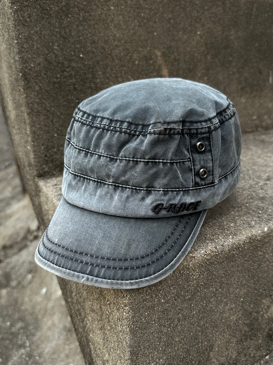 Gray washing grunge denim cap  상품이미지1