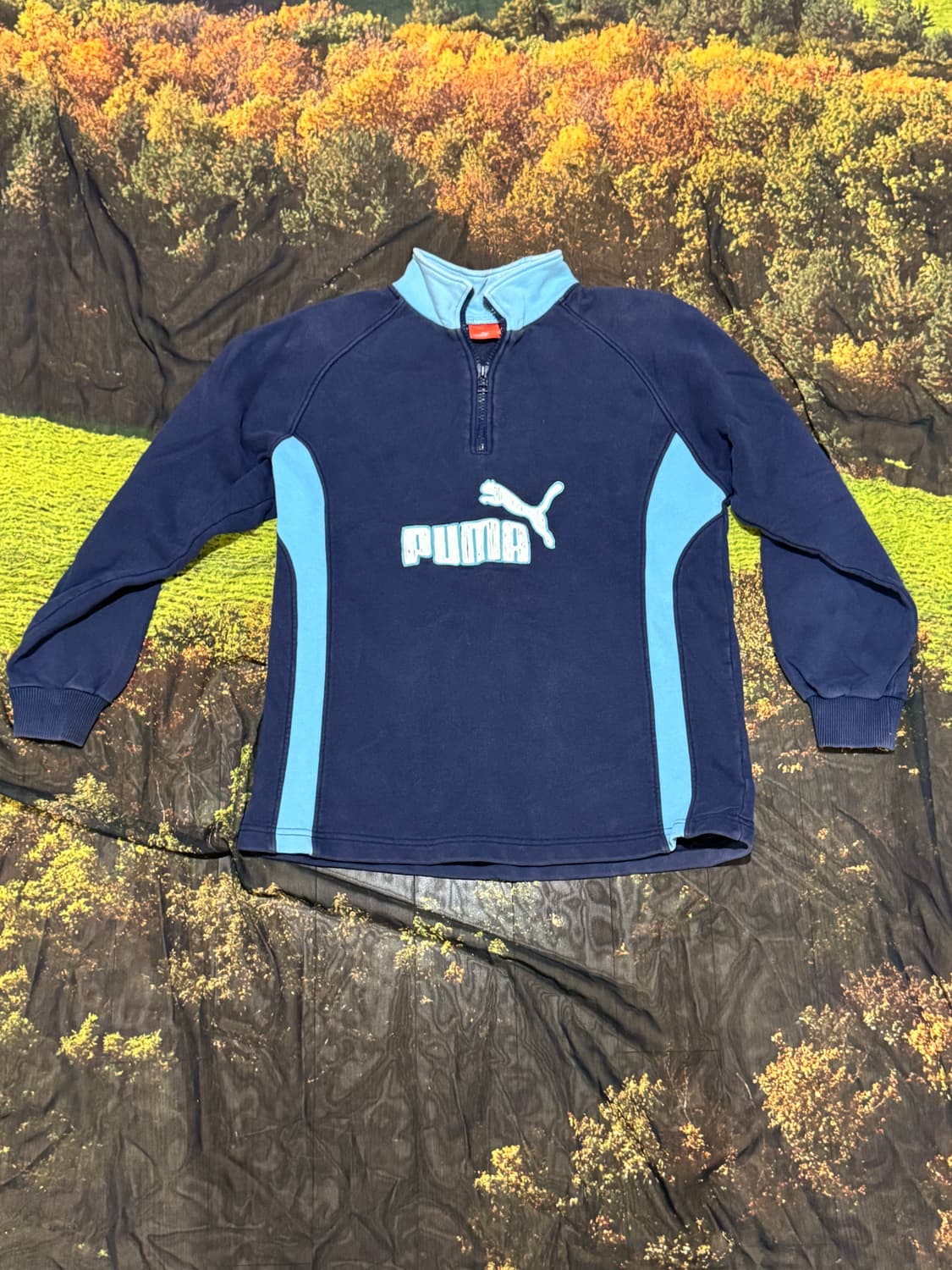 PUMA 반집업 맨투맨 상품이미지1