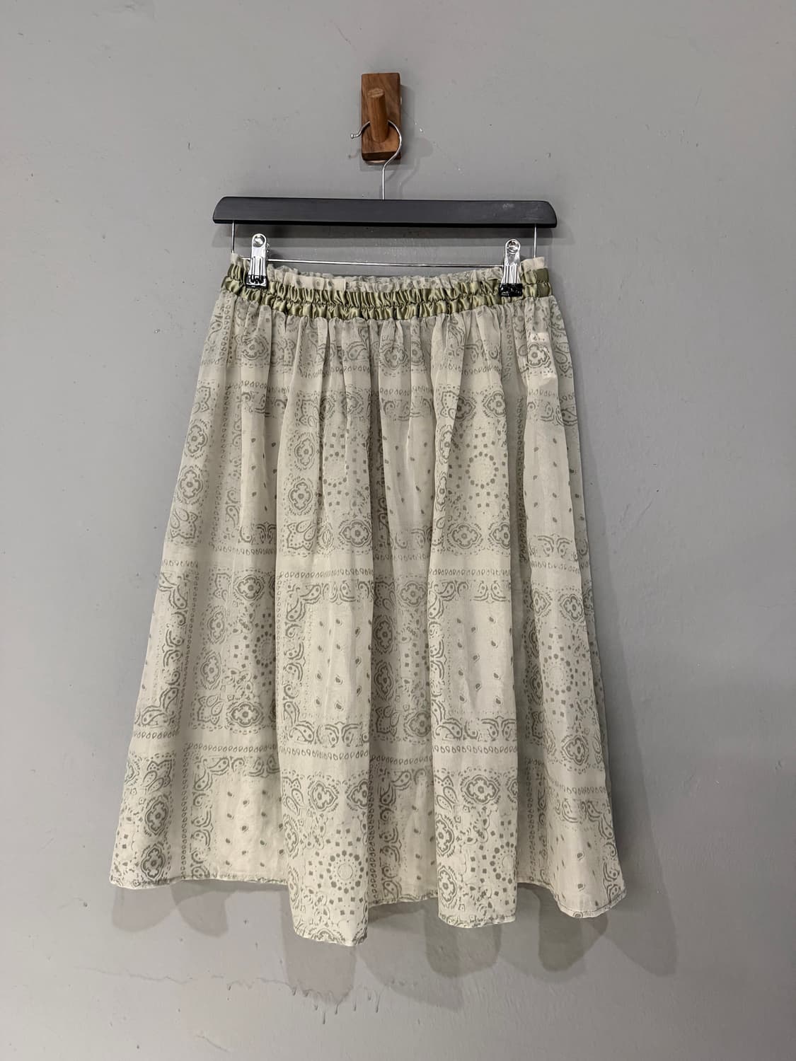 paisley pattern layered skirt  상품이미지4