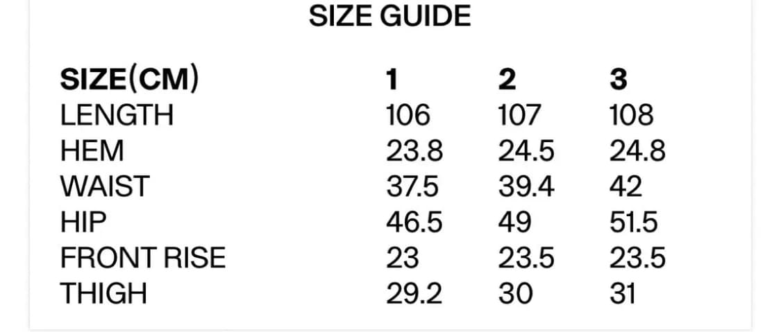오픈와이와이 카고포켓진 블루 에스파 카리나 착용 상품이미지5