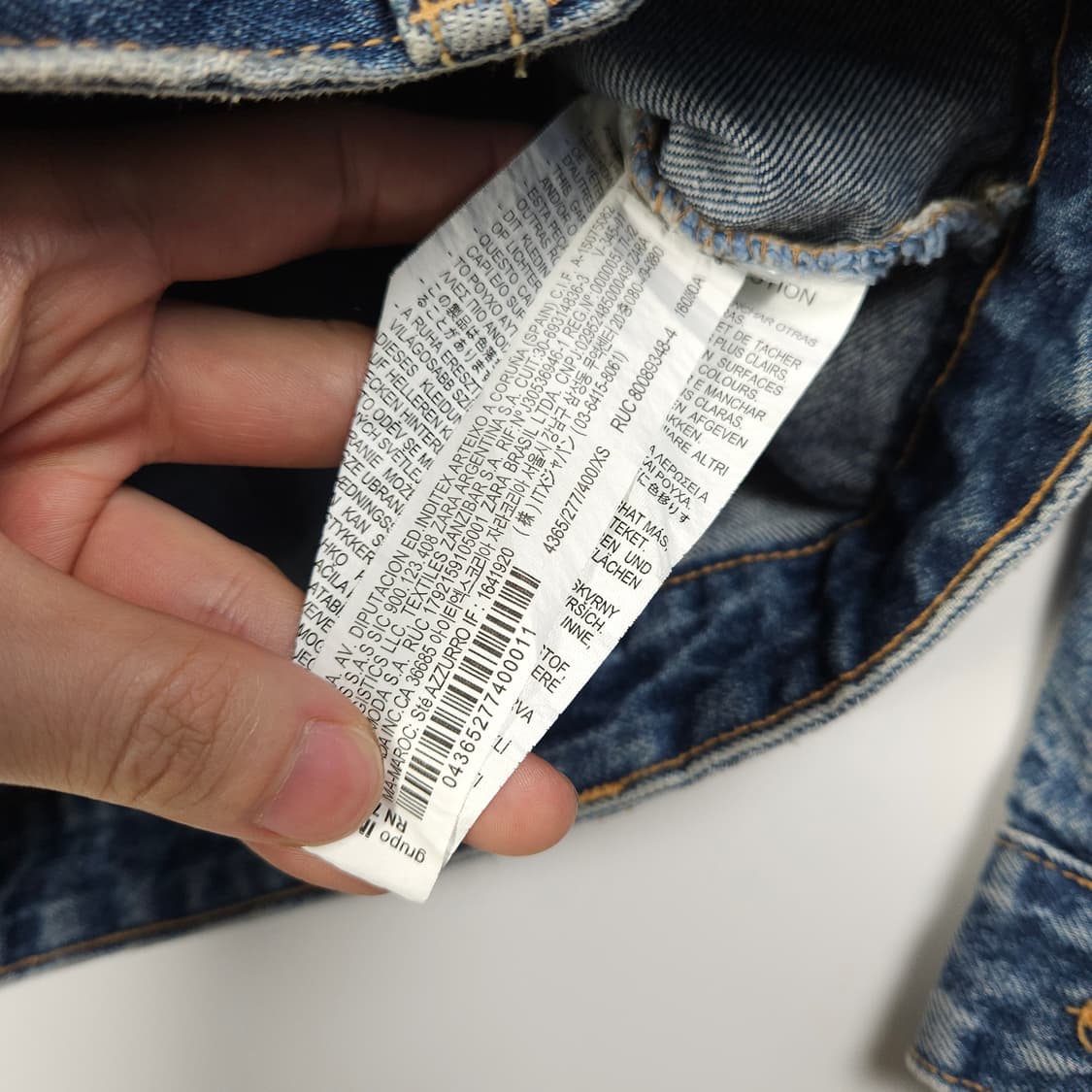 자라 크롭 데님자켓  상품이미지5