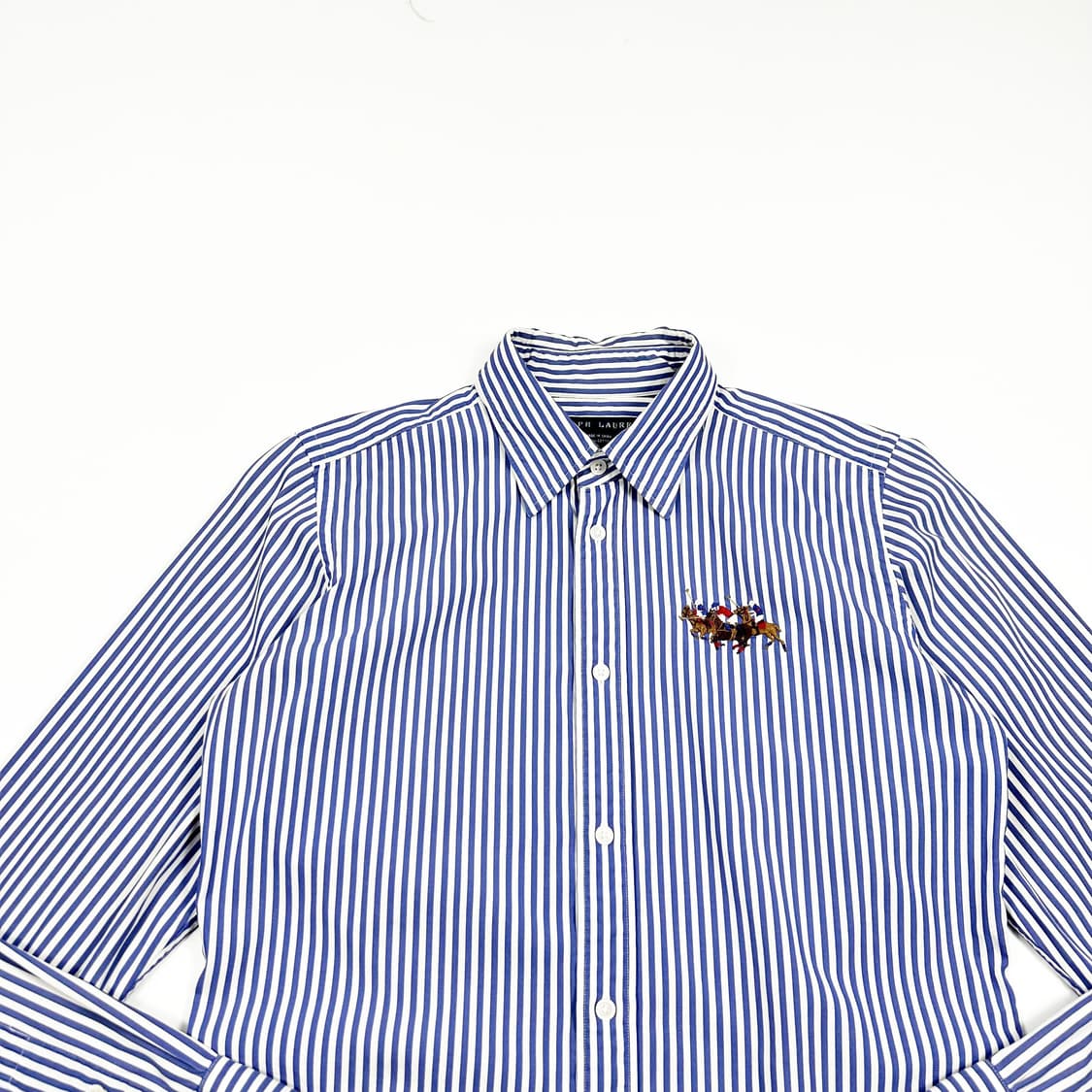 폴로 랄프로렌 여성 올드 클래식 자수 스트라이프 셔츠 여성S 상품이미지2