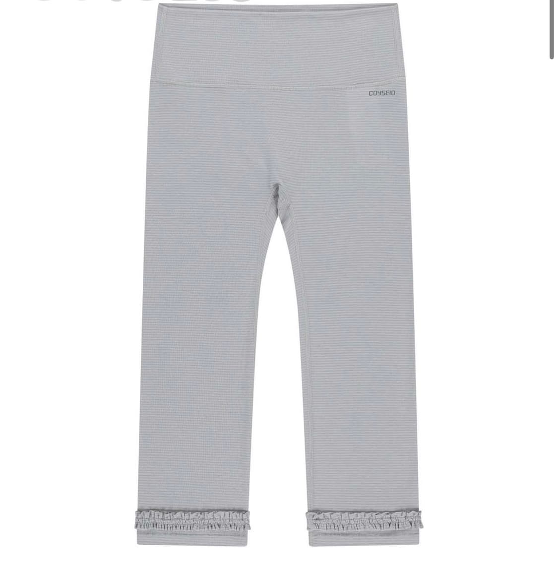 코이세이오STRIPE ROUGH LEGGINGS LIGHT GREY 상품이미지1