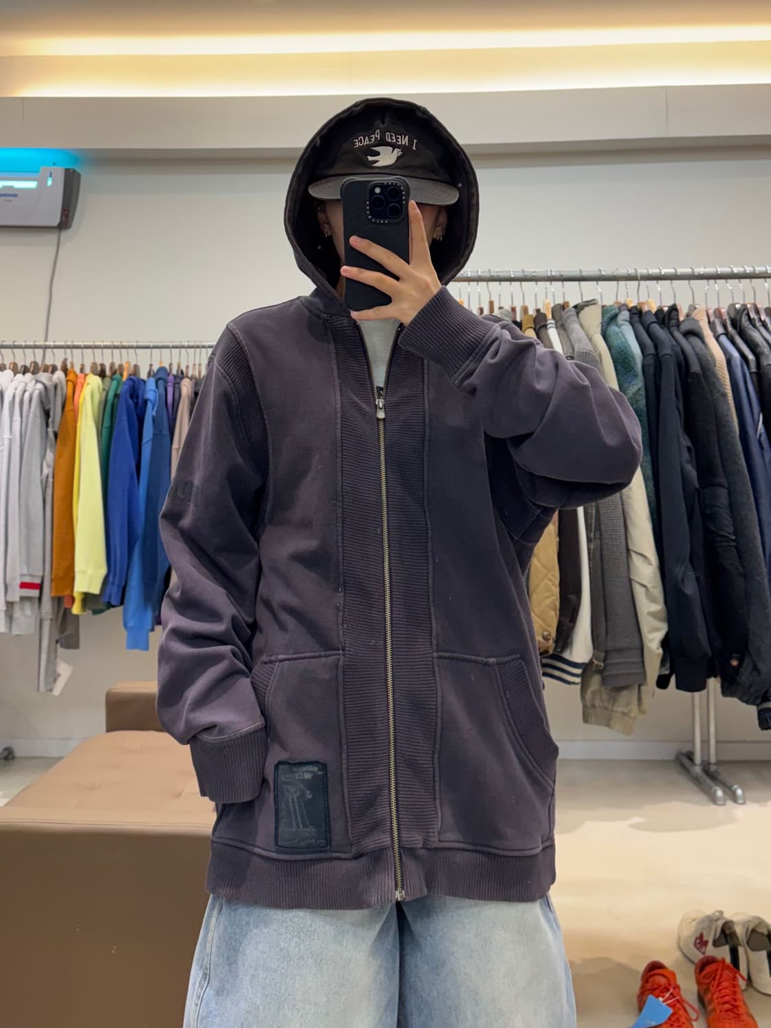 할리데이비슨 골지패널 후드집업 상품이미지9