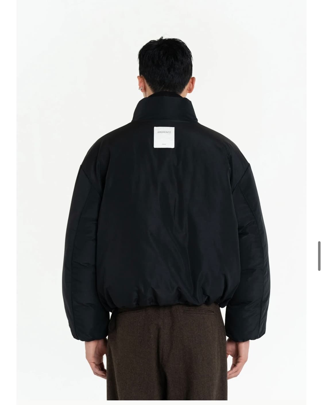 아모멘토 비건레더 패딩 M 상품이미지6