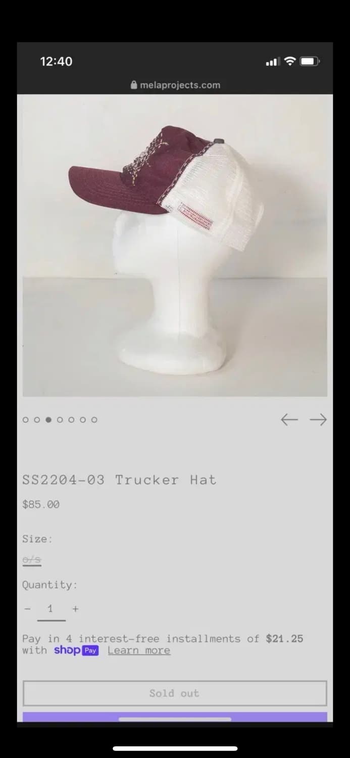 빈티지 트러커캡 made is usa 미제 80s 상품이미지2